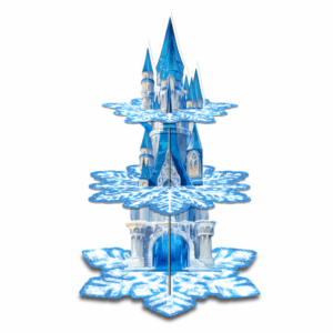 Kids 3 Tier Cupcake Stand - Frozen Castle
