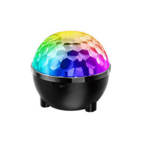 Small Disco Ball LED RGB Rotating Light (6 Light Colors)