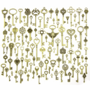 Mixed Set of Vintage Keys - 100 Keys