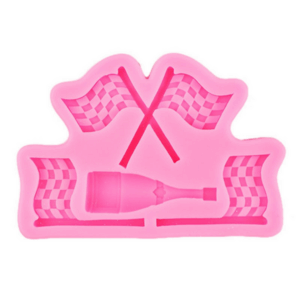 Champagne and Flag Silicone Mold