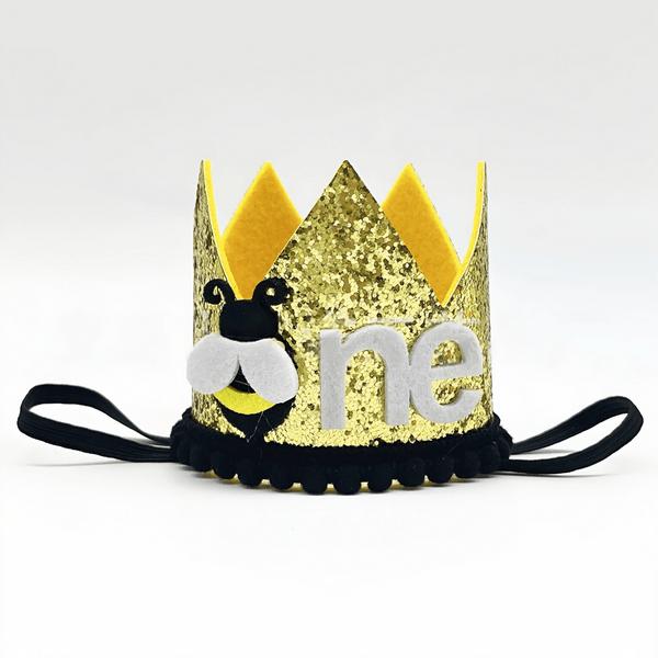 1st Birthday Crown - Bee, 1st Birthday Crown – Bee