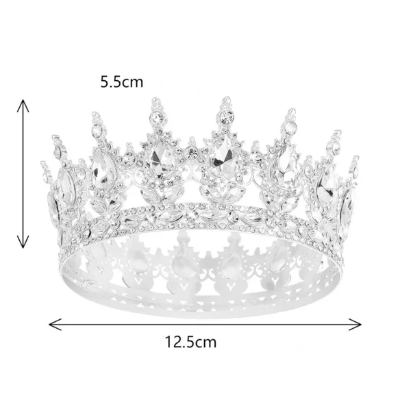 Crown Cake Topper, Crown Cake Topper (Silver)
