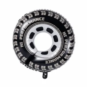Race Car Wheel Foil Balloon