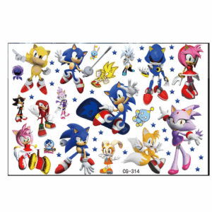 Kids Temporary Tattoos - Sonic