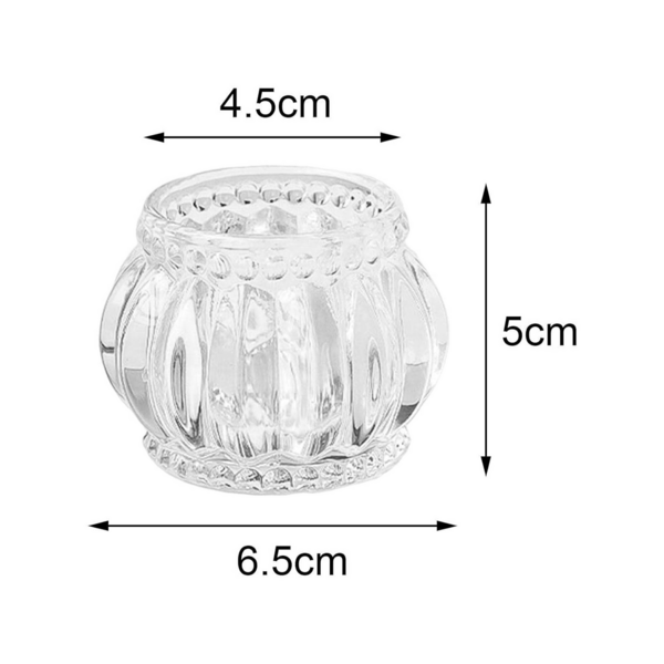 Glass Candleholder, Glass Candleholder (Transparent)