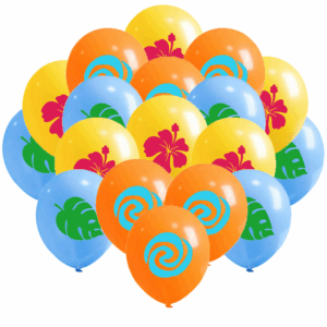 Moana Themed Latex Balloons (18 Balloons)