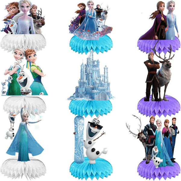 Honeycomb Table Décor - Frozen, Honeycomb Table Décor – Frozen