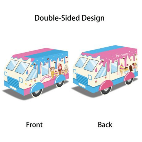Ice Cream Truck Party Favor Boxes, Party Favor Boxes – Ice Cream Truck Theme – 12 Boxes