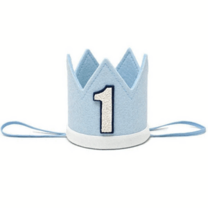 1st Birthday Crown - Light Blue
