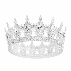 Crown Cake Topper (Silver)