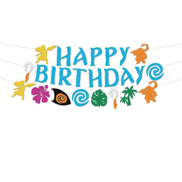 Moana Themed Banner, Moana Themed Banner