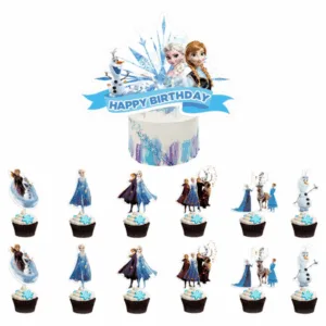Frozen Cake and Cupcake Topper Set (Set of 13)