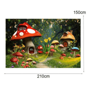Small Kid's Birthday Party Table and Photography Backdrop - Fairy Garden