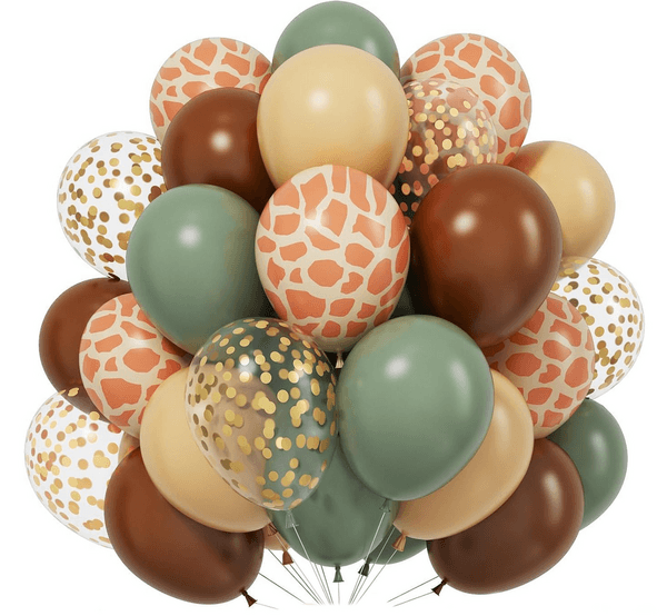 Wild Animals Latex Balloon Set, Wild Animals Latex Balloon Set (25 Balloons)