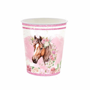 Horse Theme Paper Cups (20 Cups)