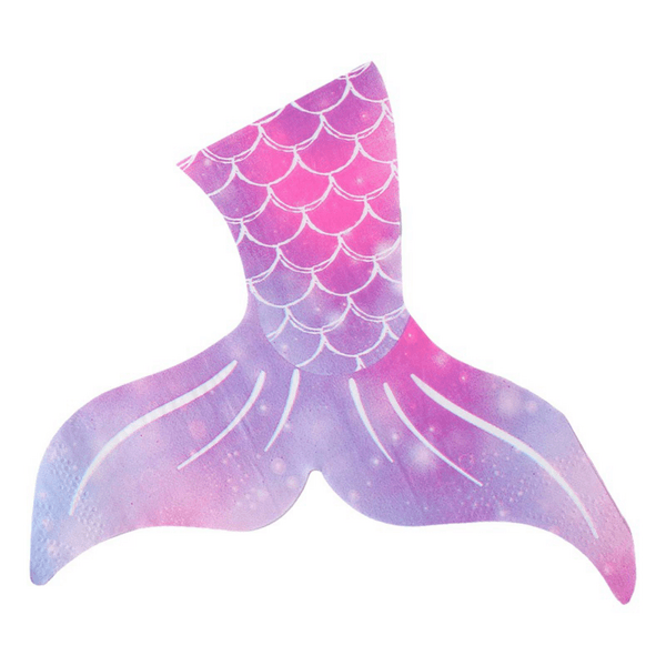 Mermaid Tail Napkins, Mermaid Tail Napkins (20 Napkins)