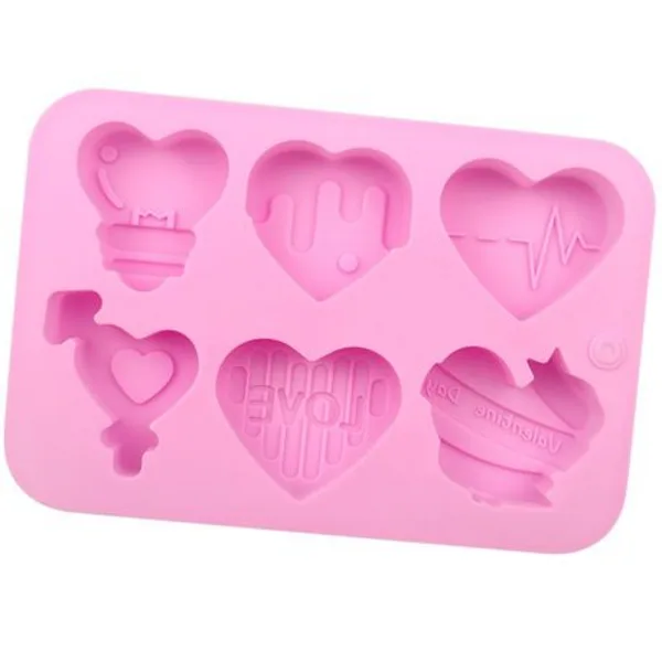 Heart Silicone Mold, Silicone Mold – Heart Variety