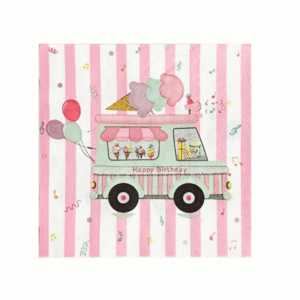 Ice Cream Truck Napkins (20 Napkins)