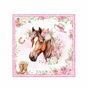 Horse Themed Paper Napkins (20 Napkins)