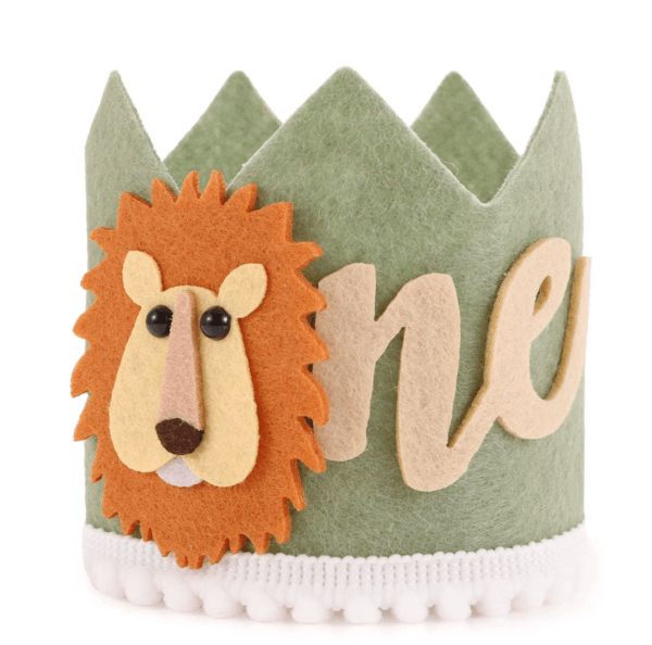1st Birthday Crown - Lion, 1st Birthday Crown – Lion