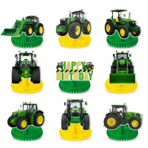 Honeycomb Table Décor - Tractor