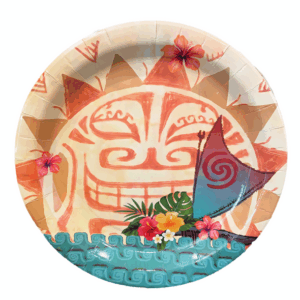 Moana Themed Large Paper Plates (10 Plates)
