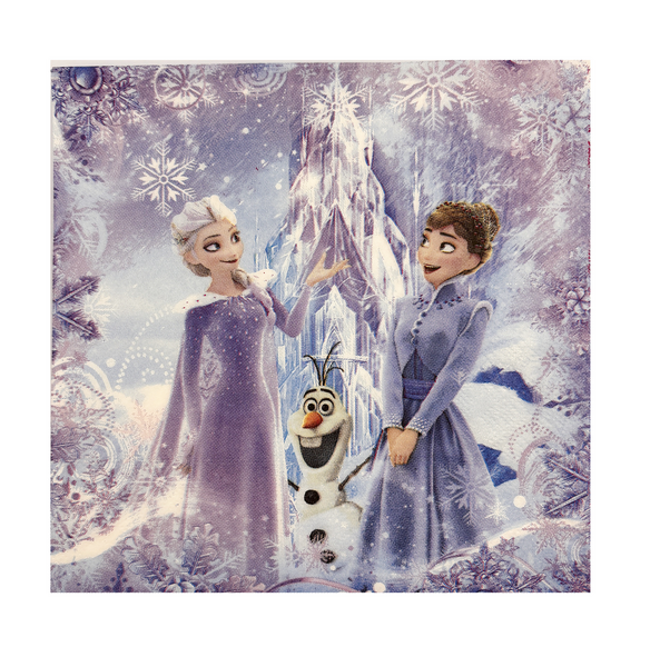 Frozen Paper Napkins, Frozen Paper Napkins – Purple (20 Napkins)