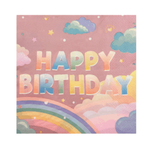 Pastel Rainbow Unicorn Paper Napkins (16 Napkins)