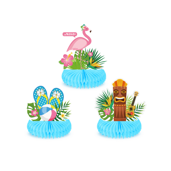 Honeycomb Table Décor - Tropical, Honeycomb Table Décor – Tropical