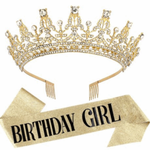 Birthday Sash and Crown Set - Birthday Girl