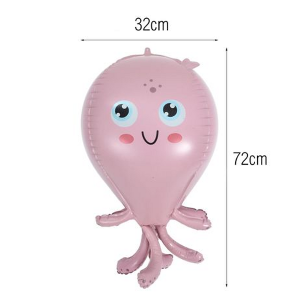 Octopus Foil Balloon Set, Octopus Foil Balloon Set