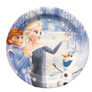 Frozen Large Paper Plates - Blue (10 Plates)