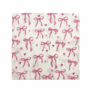 Bow Themed Napkins (20 Napkins)