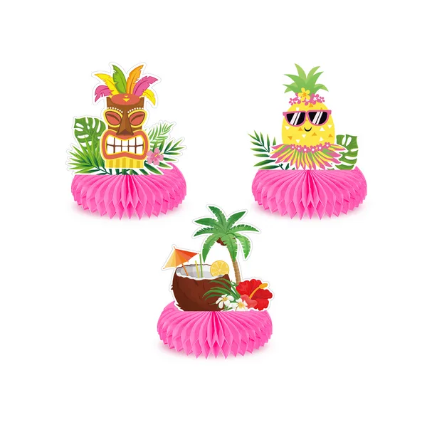 Honeycomb Table Décor - Tropical, Honeycomb Table Décor – Tropical