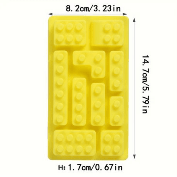 Lego Silicone Mold, Silicone Mold – Lego Building Blocks Themed