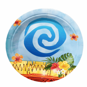 Moana Themed Small Paper Plates (10 Plates)