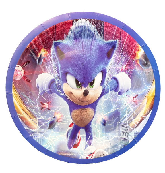 Sonic Large Paper Plates, Sonic Large Paper Plates (10 Plates)