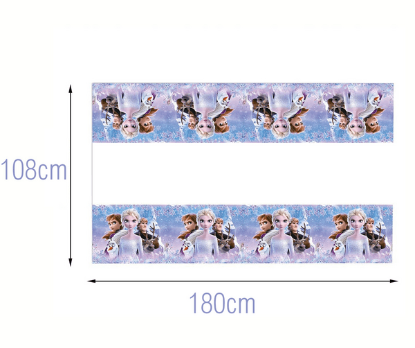 Frozen Plastic Tablecloth, Frozen Plastic Tablecloth – Purple