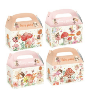 Party Favor Boxes - Woodland Fairy Theme - 12 Boxes