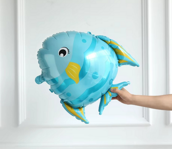 Blue Fish Foil Balloon, Blue Fish Foil Balloon
