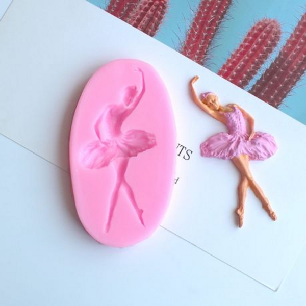 Silicone Fondant Mold (Ballerina), Silicone Fondant Mold (Ballerina)