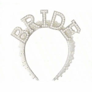 Pearl and Diamond Detail Bride Alice Band