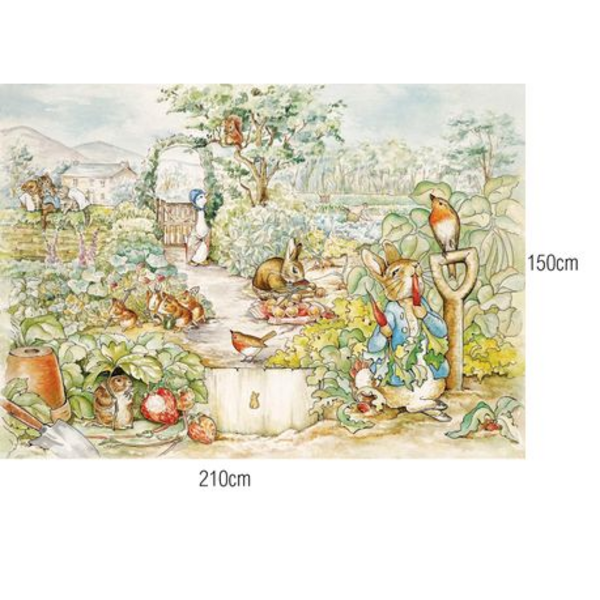 Large Peter Rabbit Themed Backdrop, Kids Birthday Party and Photography Backdrop – Peter Rabbit