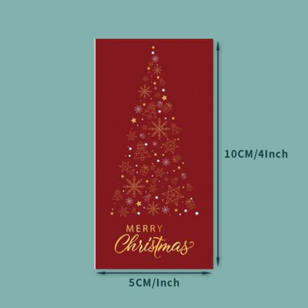 Christmas Gift Box Sealing Stickers - Christmas Tree, Christmas Gift Box Sealing Stickers – Christmas Tree