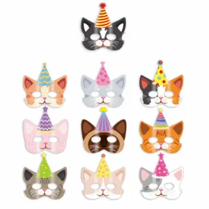 Cat Themed Masks (10 Masks)