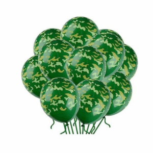 Latex Camo / Army / Hunting Balloon Set - 10 Balloons