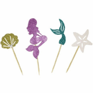 Cupcake Toppers - Mermaid Theme (24 toppers)
