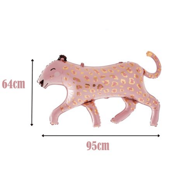 Pink Leopard Foil Balloon, Pink Leopard Foil Balloon (95cm)