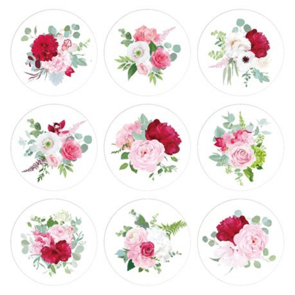 Party Favor Bags with Stickers - Team Bride / Thank You Theme, Party Favor Bags with Stickers – Team Bride / Thank You Theme (12 Bags)