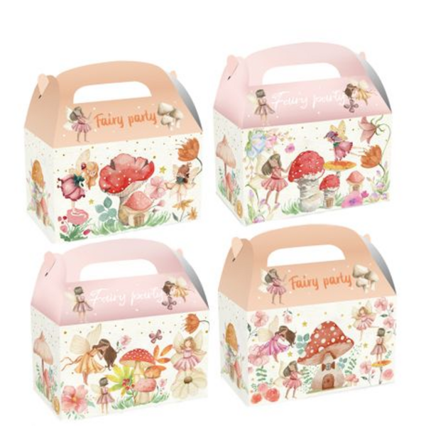 Party Favor Boxes - Woodland Fairy Theme - 12 Boxes, Party Favor Boxes – Woodland Fairy Theme – 12 Boxes